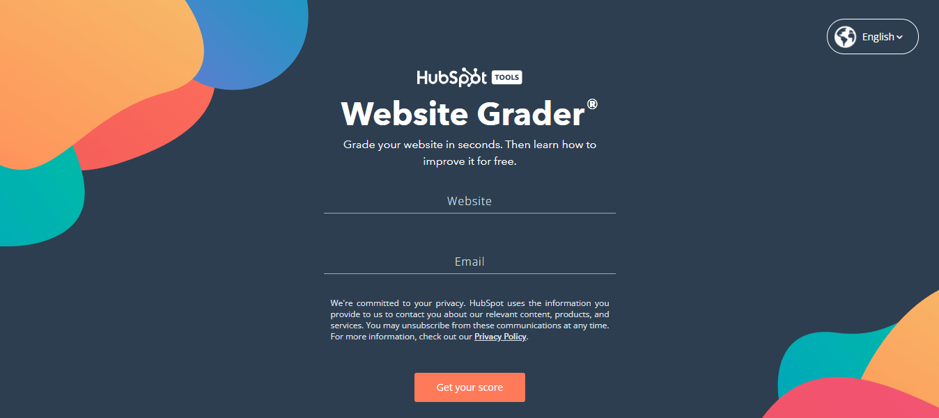 HubSpot_s Website Grader seo audit tool