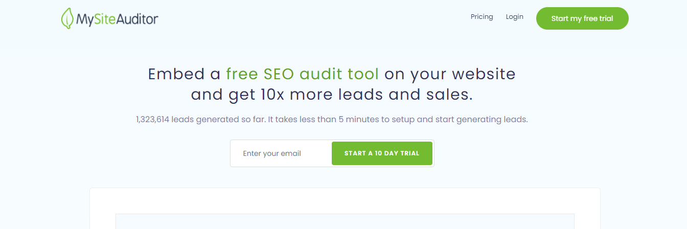 MySiteAuditor - best of free seo audit tool