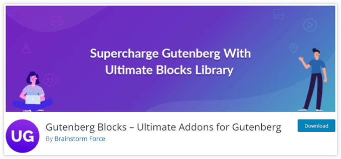 Gutenberg Blocks- Ultimate addons for Gutenberg