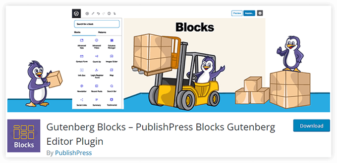 PublishPress Blocks Gutenberg Editor Plugin