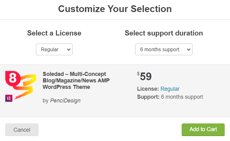 soledad pricing