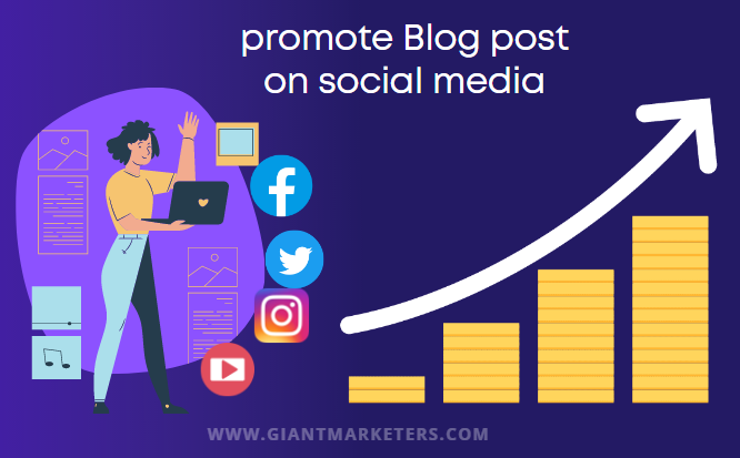 promote blog posts on social media