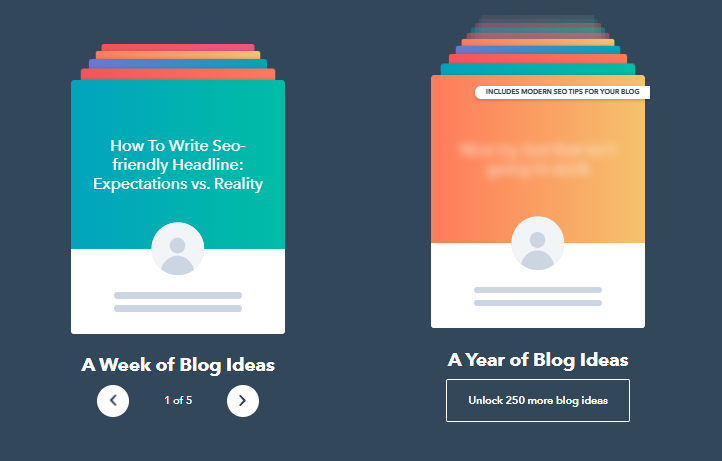 HubSpot Blog Ideas Generator