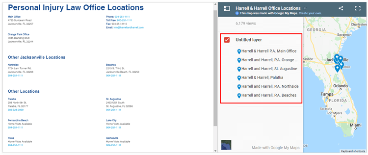 Location Page for law firm - Local seo guide