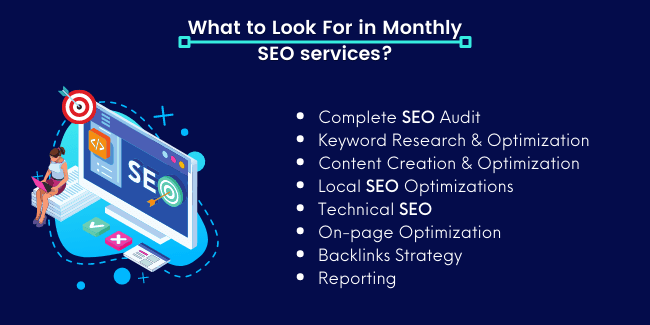 What to Look For in Monthly SEO services